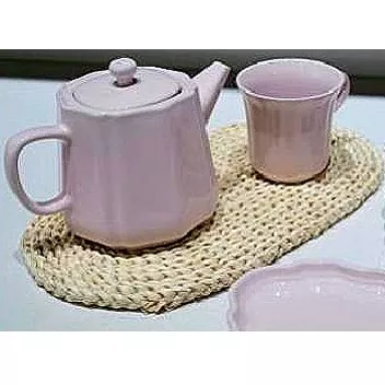 मैकरॉन गुलाबी सिरेमिक बाउल सेट